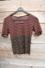 Tuniek zwart/ bruin/ wijnrood Nice Connection mt S transp Va, Kleding | Dames, Nice Connection, Zwart, Ophalen of Verzenden, Zo goed als nieuw