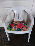 4 kuipstoelen inclusief dekjes, Ophalen, Kunststof, Wit, Zo goed als nieuw