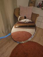 Grote ronde spiegel 70cm, Huis en Inrichting, Woonaccessoires | Spiegels, Ophalen, Rond, Zo goed als nieuw, Minder dan 100 cm