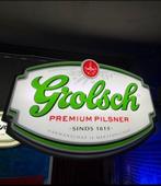 grolsch bier licht reclame, Verzamelen, Biermerken, Ophalen, Gebruikt, Reclamebord, Plaat of Schild, Grolsch
