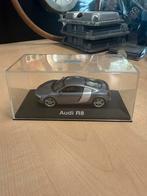 Audi R8 miniatuur auto 1:43 jetblue, Ophalen of Verzenden, Zo goed als nieuw, Auto, Overige merken