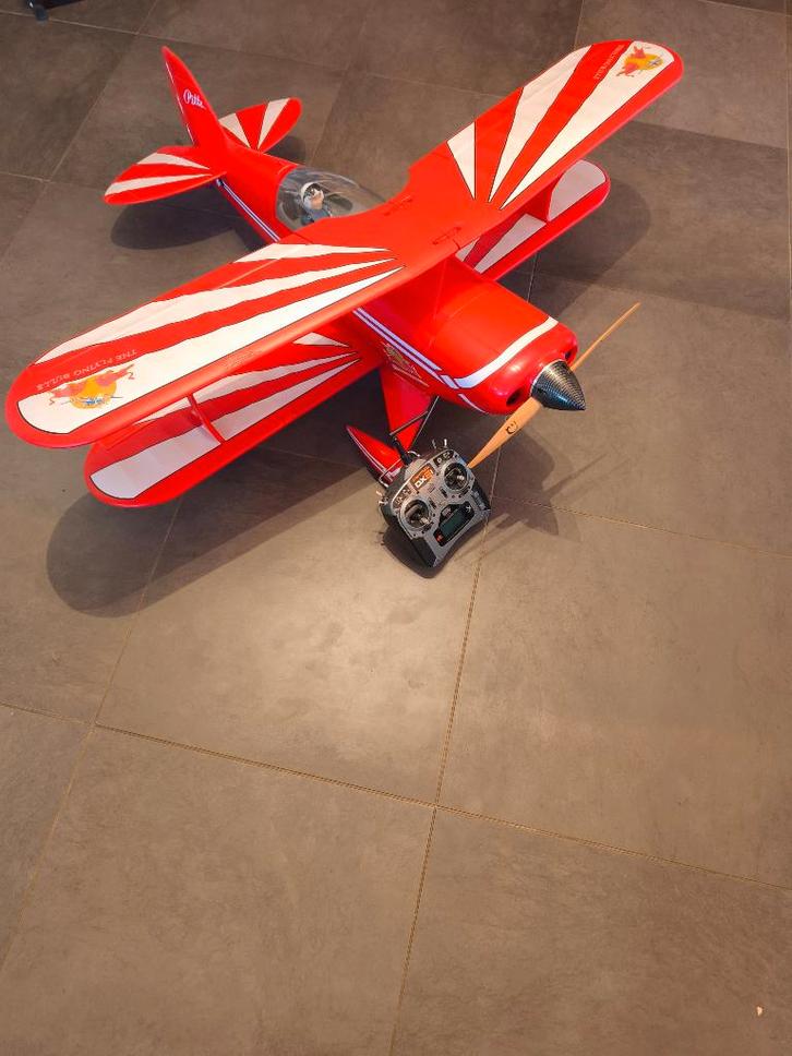 Fms pitts V2 compleet RTF lees adv goed, Hobby en Vrije tijd, Modelbouw | Radiografisch | Vliegtuigen, Zo goed als nieuw, Elektro