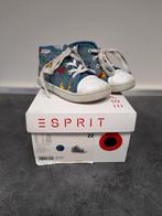 Stoere Esprit schoenen/gympen met denim look, maat 22., Schoentjes, Jongetje of Meisje, Ophalen of Verzenden, Zo goed als nieuw
