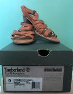 Cognac kleurige Timberland sandaal met hakje maat 40, Overige kleuren, Zo goed als nieuw, Timberland earthkeepers, Sandalen of Muiltjes