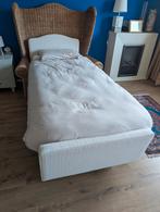 Eenpersoonsbed gestoffeerd met Stalen Frame (merk Pullman), Ophalen