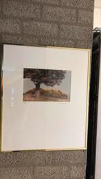 Kunst print zeefdruk Henk Gerritsen boom natuur schilderij, Antiek en Kunst, Ophalen