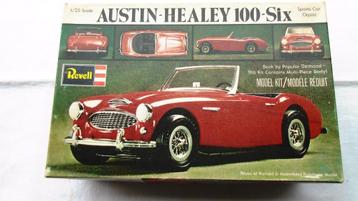 Revell,Austin Healey 100 six, model kit uit 1976, ongebouwd. beschikbaar voor biedingen