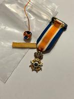 Miniatuur oranje nassau grootofficier/commandeur, Postzegels en Munten, Penningen en Medailles, Ophalen of Verzenden, Overige materialen