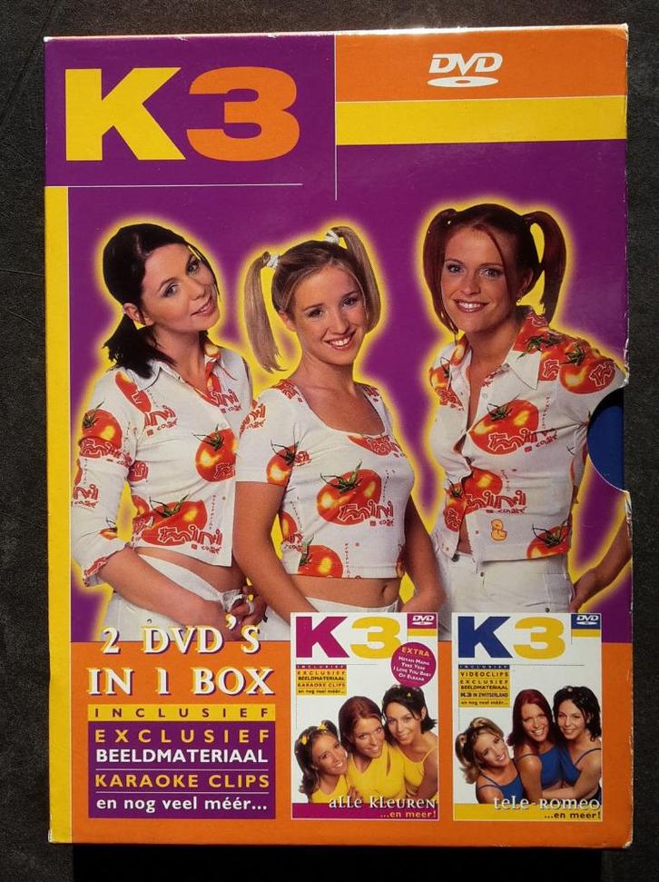 DVD Box - K3 - Tele-Romeo en meer... Alle Kleuren en meer..., Cd's en Dvd's, Dvd's | Kinderen en Jeugd, Zo goed als nieuw, Tv fictie
