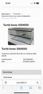 2 muskus schildpadden incl bak, Dieren en Toebehoren, Reptielen en Amfibieën | Toebehoren, Ophalen, Terrarium of Paludarium