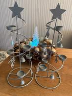 Waxinelichtjeshouders Staanders Kerst, Diversen, Kerst, Ophalen of Verzenden, Zo goed als nieuw