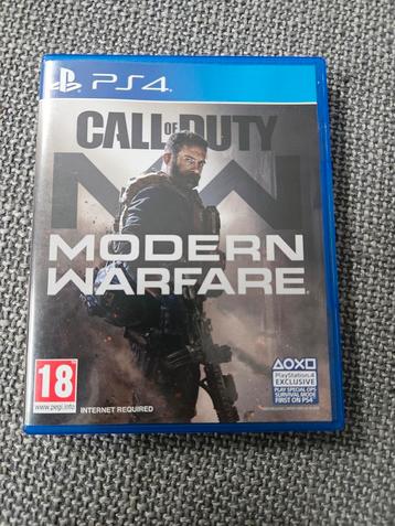 Ps4 call of duty modern warfare beschikbaar voor biedingen