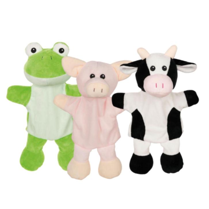 Voordelige set van 3 handpoppen dieren, Kinderen en Baby's, Speelgoed | Knuffels en Pluche, Nieuw, Overige typen, Ophalen of Verzenden