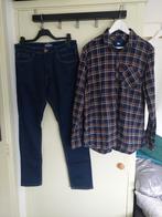 spijkerbroek jeans tom tailor  maat 33 34 overhemd we L, WE, Blauw, Ophalen of Verzenden, Zo goed als nieuw