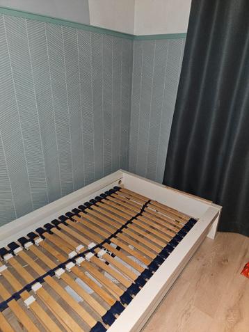 Ikea Malm eenpersoonsbed wit 90x200 cm - afbeelding 2