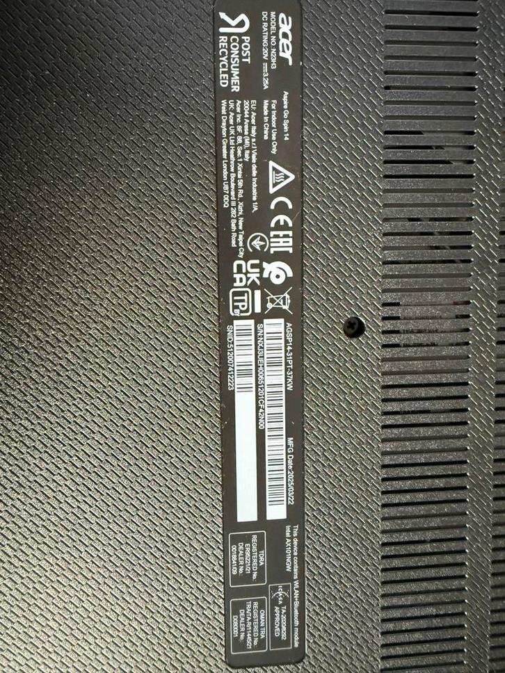 Nieuwe ACER Aspire Go spin 14 - In Doos!, Computers en Software, Windows Laptops, Nieuw, 14 inch, SSD, Onbekend, 8 GB, Qwerty