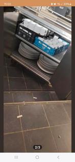 rvs voor horeca bordenwarmerwagen serveerwagen werkbank gasf, Ophalen, Gebruikt