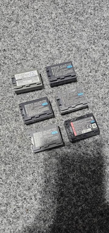 Originele 6 stuks batterijen Sony np-fp50, np-fp30, np-fv50 beschikbaar voor biedingen