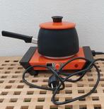 Elektrische fonduepan retro stijl, Witgoed en Apparatuur, Fonduesets, Ophalen of Verzenden, Gebruikt, Elektrisch, Fonduepan