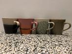Set van 4 HK Living koffiekopjes - retro kleuren, Huis en Inrichting, Keuken | Servies, Keramiek, Nieuw, Ophalen of Verzenden