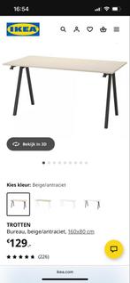 IKEA Trotten Bureau - Zo goed als nieuw!, Huis en Inrichting, Bureaus, Ophalen, Zo goed als nieuw, Bureau