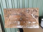 Mooi grote uit hout gesneden tafereel, Ophalen of Verzenden