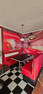 American Diner/ 50's eethoek, Ophalen, Zo goed als nieuw, 50's 60's American Diner, 4 tot 6 stoelen
