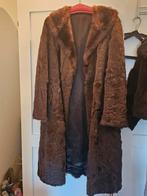 Mooie Lange Chevrette Bontmantel - Maat 40, Kleding | Dames, Maat 38/40 (M), Bruin, Ophalen of Verzenden, Zo goed als nieuw