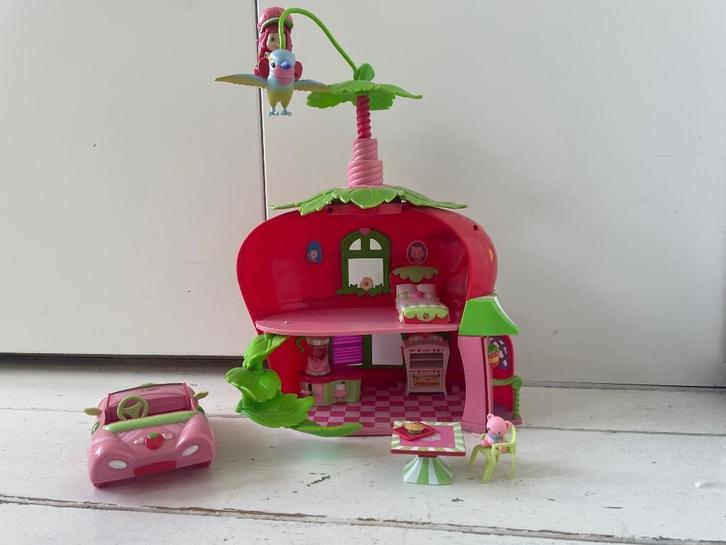Strawberry shortcake huis, Verzamelen, Poppenhuizen en Toebehoren, Gebruikt, Poppenhuis, Ophalen