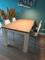 Eetkamertafel met 4 stoelen, Ophalen, Gebruikt, 100 tot 150 cm, 150 tot 200 cm