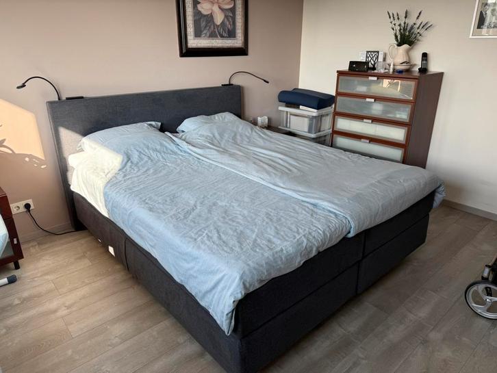 Pullman boxspring bed in hoogte verstelbaar, Huis en Inrichting, Slaapkamer | Complete slaapkamers, Zo goed als nieuw, Tweepersoons