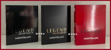 Legend set 3 parfum samples proefjes testers monsters beschikbaar voor biedingen