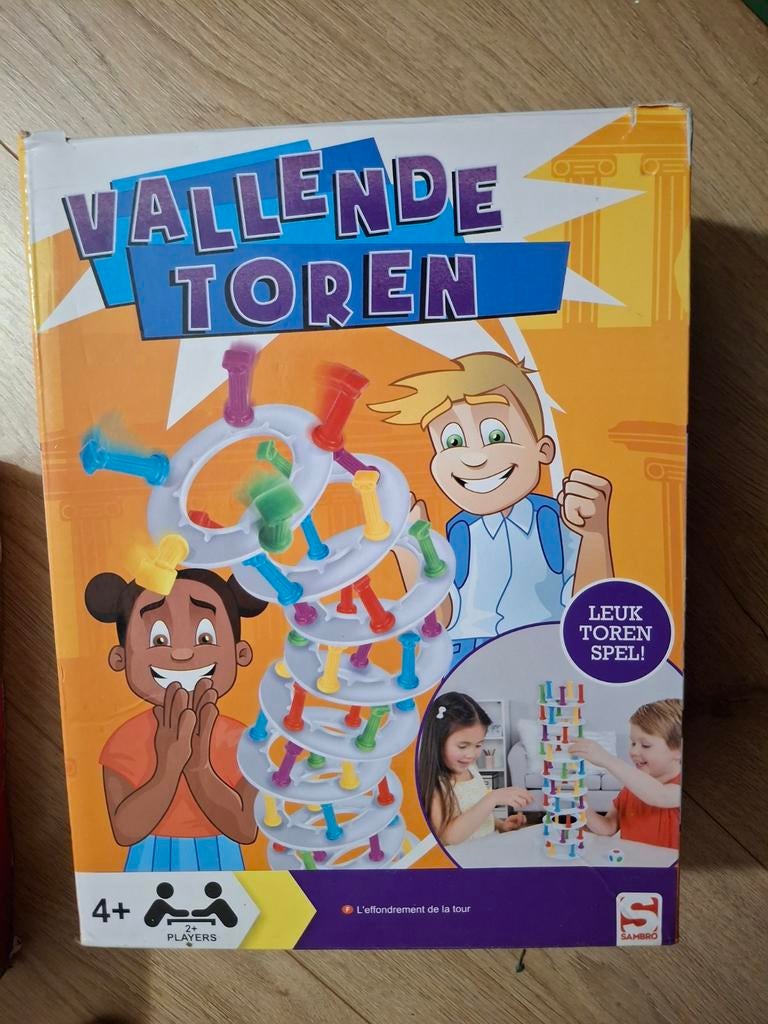 Balanceerspel Vallende Toren, Hobby en Vrije tijd, Gezelschapsspellen | Bordspellen, Ophalen, Zo goed als nieuw, Lambo, Vijf spelers of meer