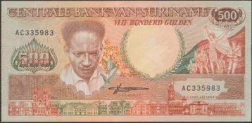Suriname 500 gulden 1988 aUNC p.135b (# 585) beschikbaar voor biedingen