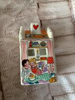 Blond amsterdam trapgevel waxine huisje, Ophalen, Zo goed als nieuw, Overige materialen, Minder dan 25 cm