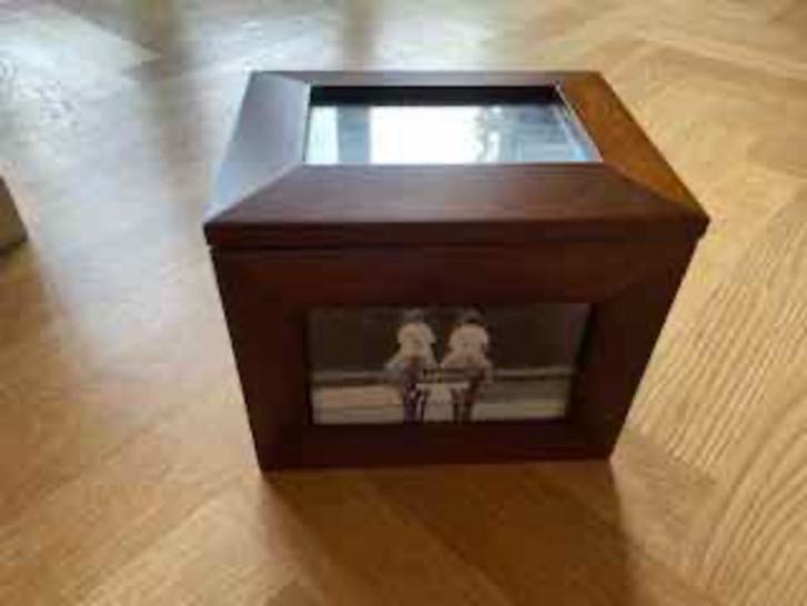Houten doos voor foto's van Lifestyle -nieuw, Huis en Inrichting, Woonaccessoires | Schilderijen, Tekeningen en Foto's, Nieuw