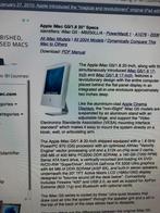 Apple IMAC Model G5 / A1076, Computers en Software, Apple Desktops, Ophalen, Niet werkend, IMac, Onbekend