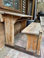 Ouderwetse schoolbank, Antiek en Kunst, Antiek | Meubels | Stoelen en Banken, Ophalen