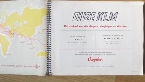 Album "Onze KLM", Boeken, Prentenboeken en Plaatjesalbums, Gelezen, Plaatjesalbum, Ophalen of Verzenden