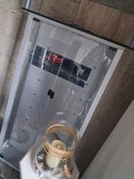 Mooie zware vitrine voor oa verzameling Hangsysteem, Huis en Inrichting, Kasten | Vitrinekasten, Ophalen, 100 tot 150 cm, Glas