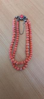 Bloedkoralen kinderarmbandje, Ophalen of Verzenden, Gebruikt, Rood, Armband