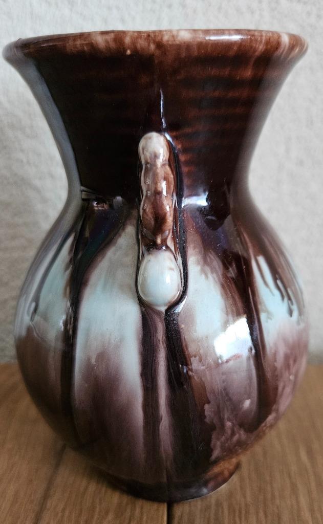 Jasba S01/12 gevlamd vaasje antiek en gaaf! Fraaie vintage!, Antiek en Kunst, Antiek | Vazen, Ophalen of Verzenden