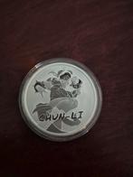 0.999 zilver ounce Tuvalu 2022 Street Fighter Chun-Li, Postzegels en Munten, Ophalen of Verzenden, Zilver