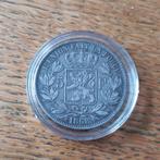 Zilveren 5 Frank 1868 - Leopold II, Verzenden, Zilver, Losse munt, Zilver
