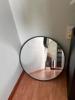 Nieuwe zwarte ronde spiegel  60 cm, Ophalen, Rond, Zo goed als nieuw, Minder dan 100 cm