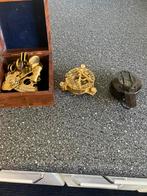 2 kompassen en sextant, Overige materialen, Ophalen of Verzenden, Zo goed als nieuw
