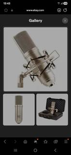 MXL 2006 MIC INCL STANDAARD EN POPFILTER, Muziek en Instrumenten, Ophalen of Verzenden, Gebruikt, Studiomicrofoon