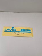 2210 Lavis Hengelsport Sticker - Vintage, Watersport en Boten, Ophalen of Verzenden, Gebruikt, Overige typen