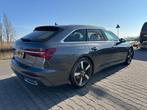 Audi A6 Avant 40 TFSI 2x S-line, Panorama, Camera, Carplay,, Gebruikt, 96 €/maand, Leder en Stof, Zilver of Grijs
