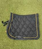 Zwart zadeldek dekje dressuur sjabrak met goud maat full, Ophalen of Verzenden, Gebruikt